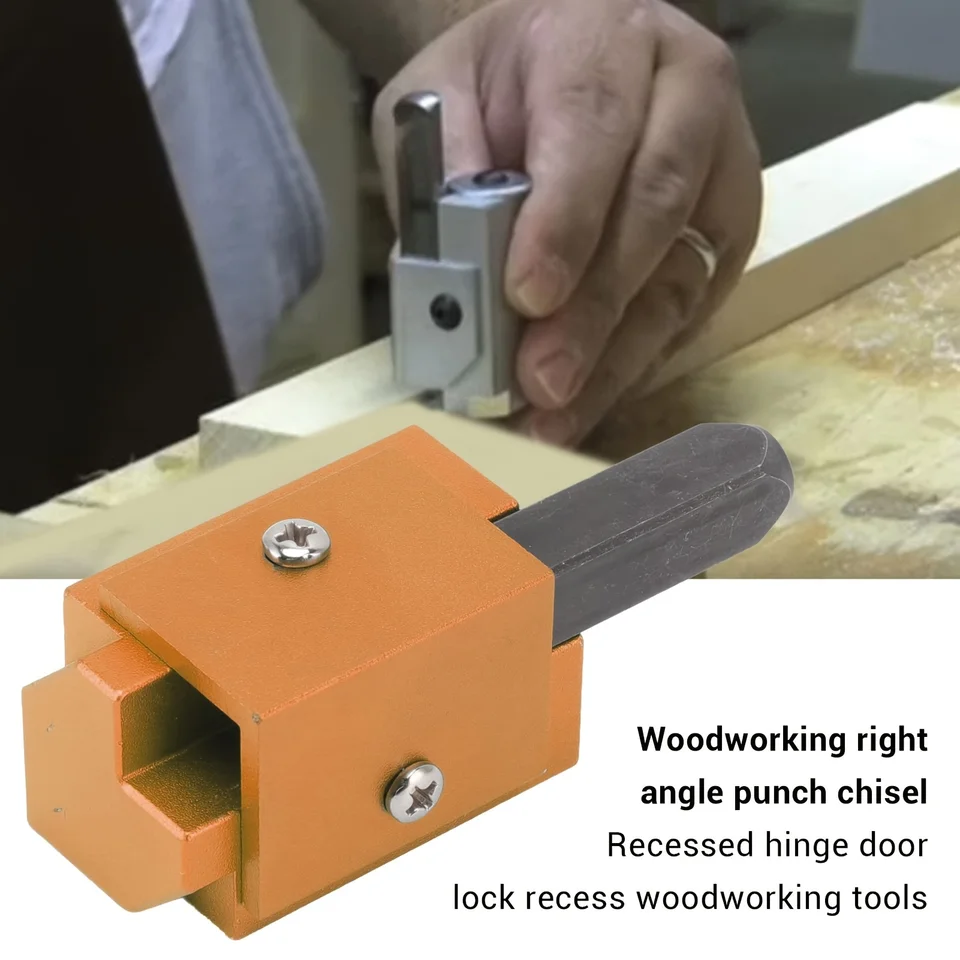 Scalpello per Angoli a Taglio Rapido per la Lavorazione del Legno di Precisione - Mortasatrice Ad Angolo Retto per Rientranze delle Cerniere