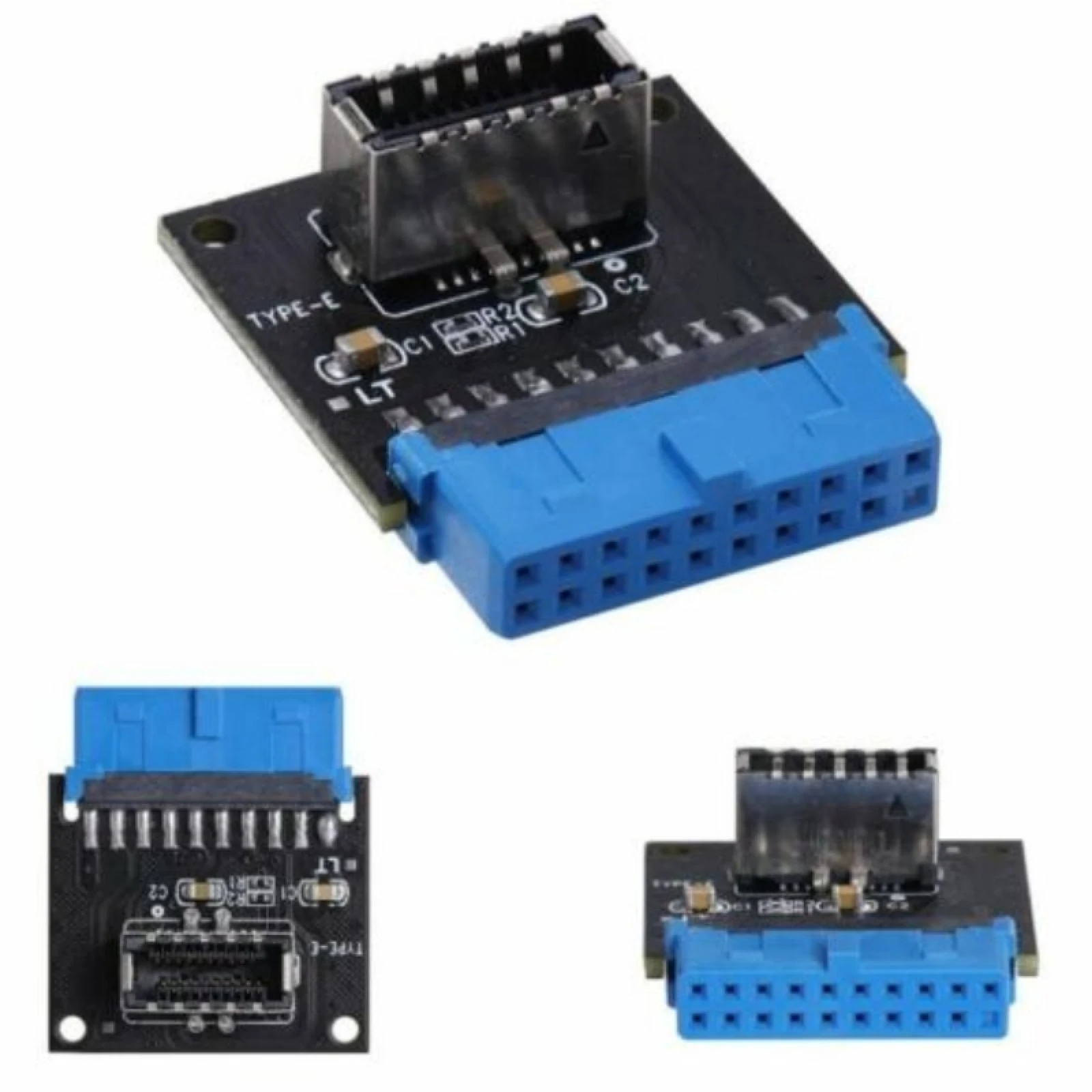 

USB 3.0 to USB 3.1 Type C Front Type E Header Adapter 19 Pin to Type E 20 Pin Converter Expansion Card For Motherboard Accessory