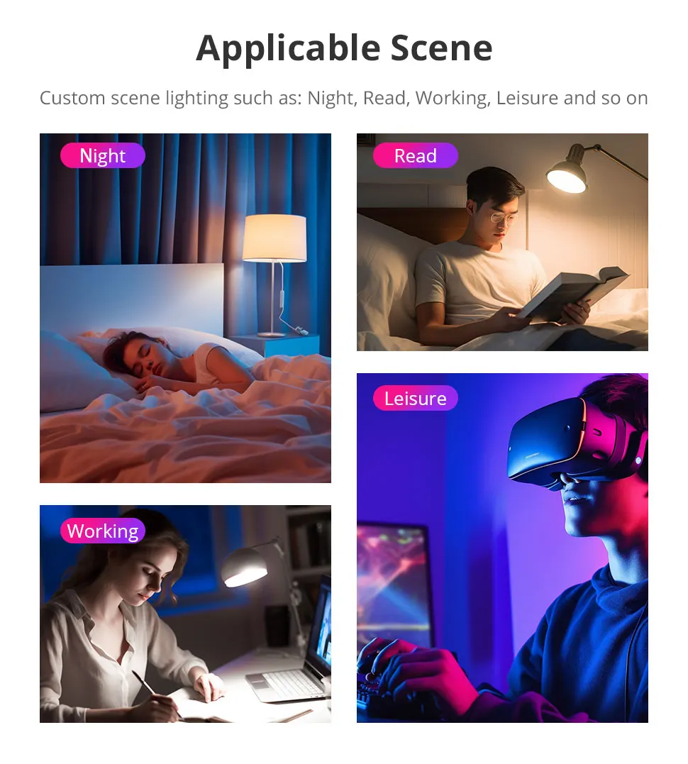 Zigbee GU5.3 Smart LED Spotlight RGBCW Dimmable Light Bulb Work with Tuya Alexa