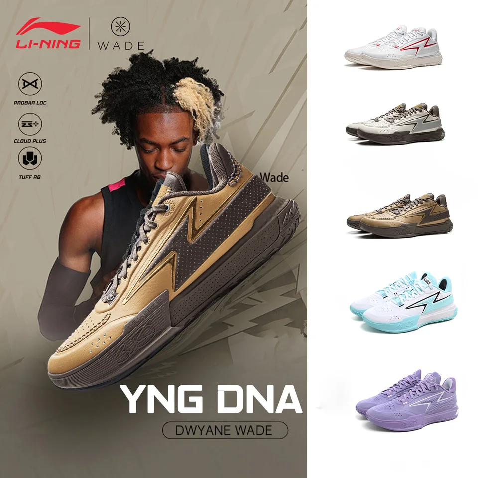 ynsb※ LI-NING WADE YNG DNA Men Basketball Shoes Anti-Slip