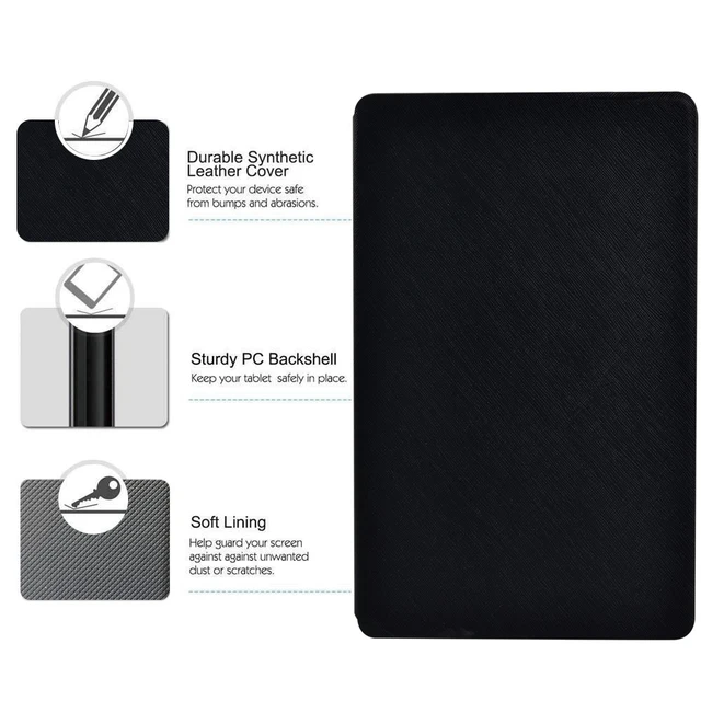 Funda tablet  Lenovo Folio Case para Tab M10 HD 2nd film, 10.1, Negro