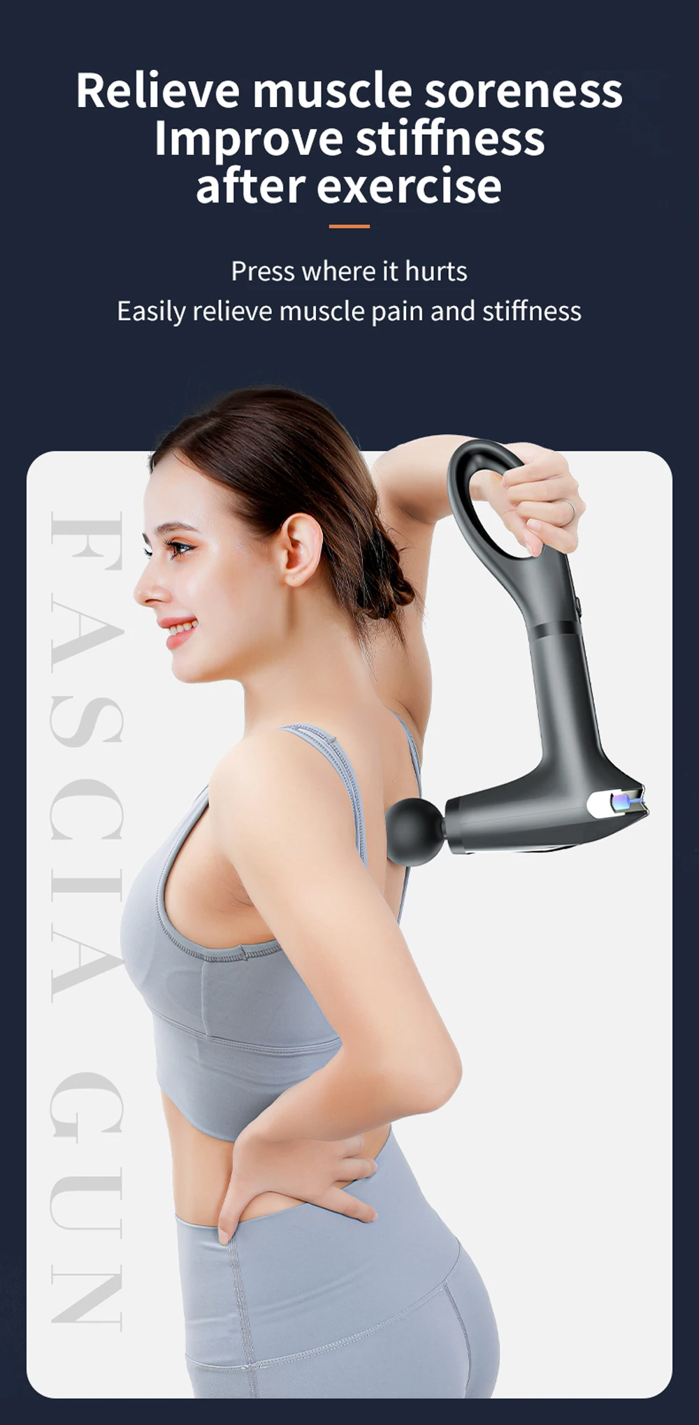 Draagbaar massagepistool voor diepe spierontspanning en herstel_voghion.com
