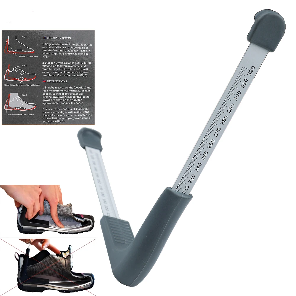 Shoe Measurer Foot Gauge Adult Children Shoes Size Baby Foot