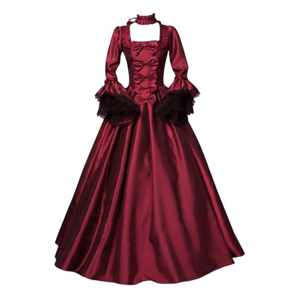 Vestidos Góticos Para Ujer Vestido Gótico Lolita Vestido Vintage Con Volantes Vestido Steapunk