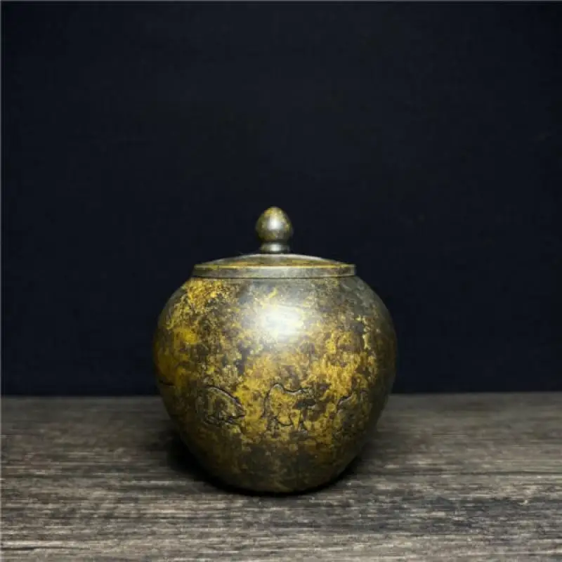 

Antiques Small Copper Jars Republic of China Zodiac Cricket Jars Old Objects