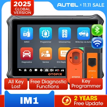OTOFIX IM1 XP1 Por Automotive Key FOB Programming Tool Immobilizer Programmer Diagnostic Tool Full System Scanner 2 Year Update