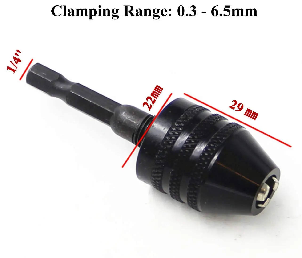 Drill Chuck Adapter 0.3-8mm Mini Jaw Quick Change Keyless Drill Bit Holder Clamp Fixing Device Electric Hex Shank Adaptor