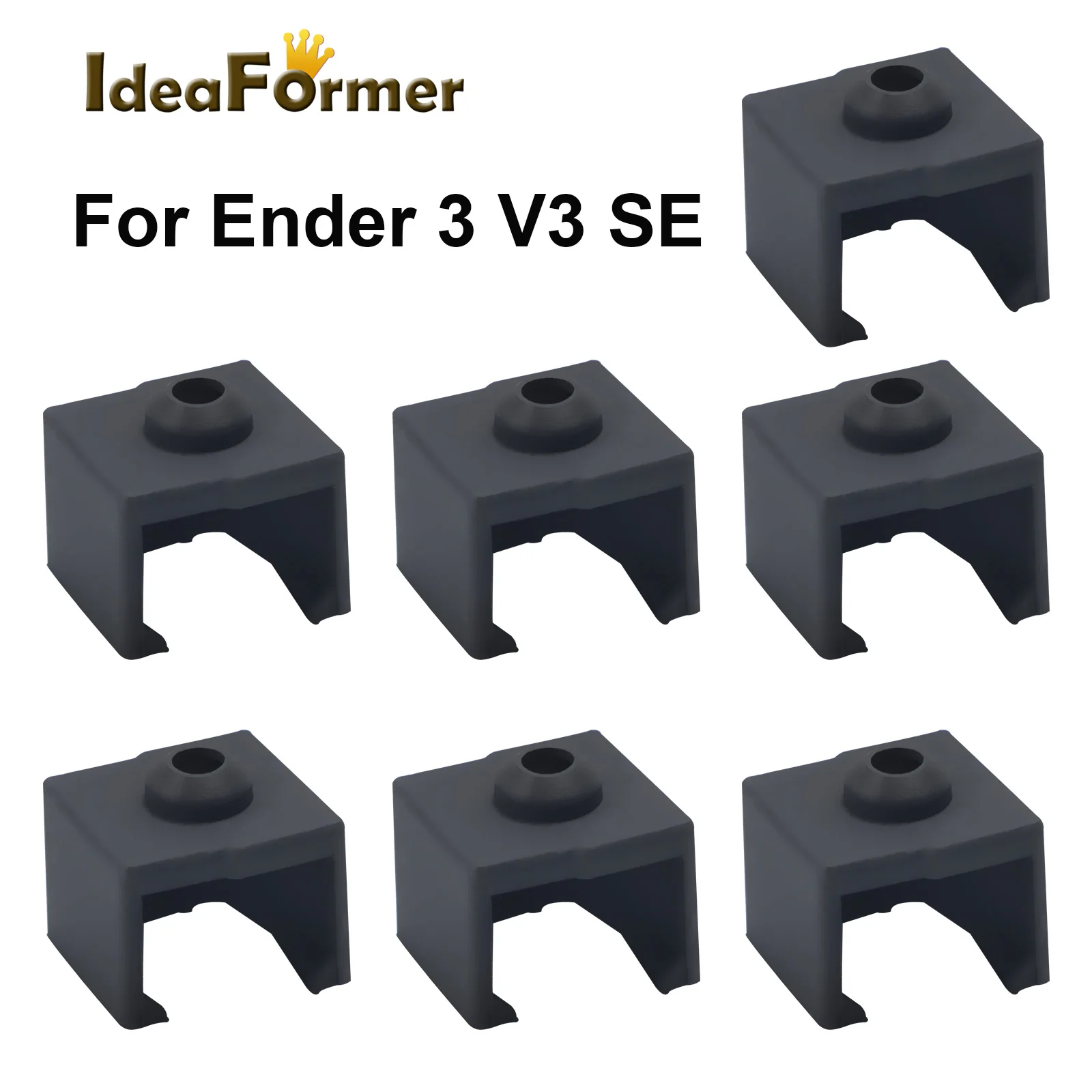 

Hotend Теплоизоляционный нагревательный блок, силиконовые носки, аксессуары для 3D-принтера Ender 3-V3 SE, защитный чехол для носков, тепловой блок