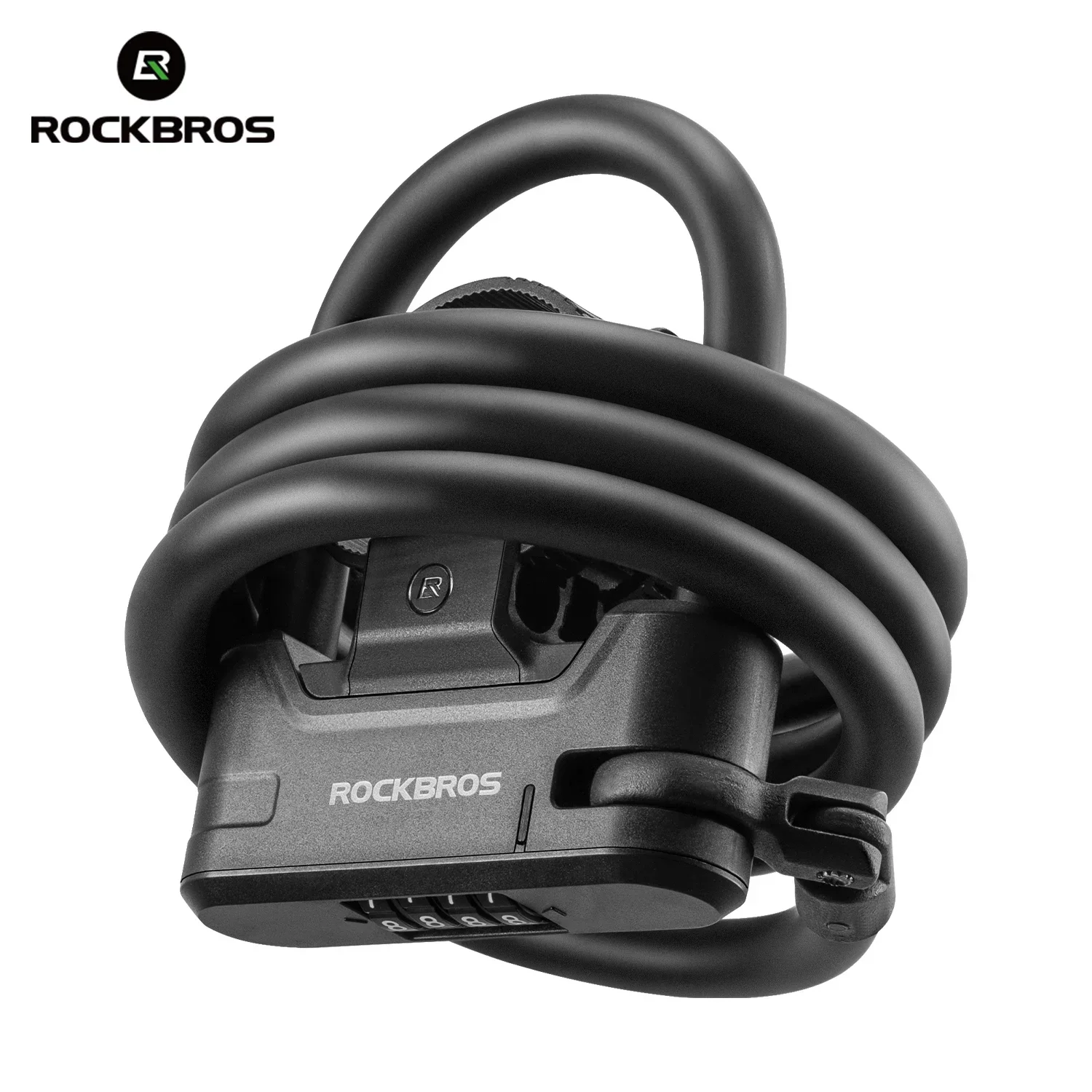 ROCKBROS Master และ Slave LOCK ล็อคสกู๊ตเตอร์อเนกประสงค์แบบพกพารหัสผ่านโลหะผสมสังกะสีทนทาน Anti-Theft MTB ขี่จักรยานสายล็อค 1