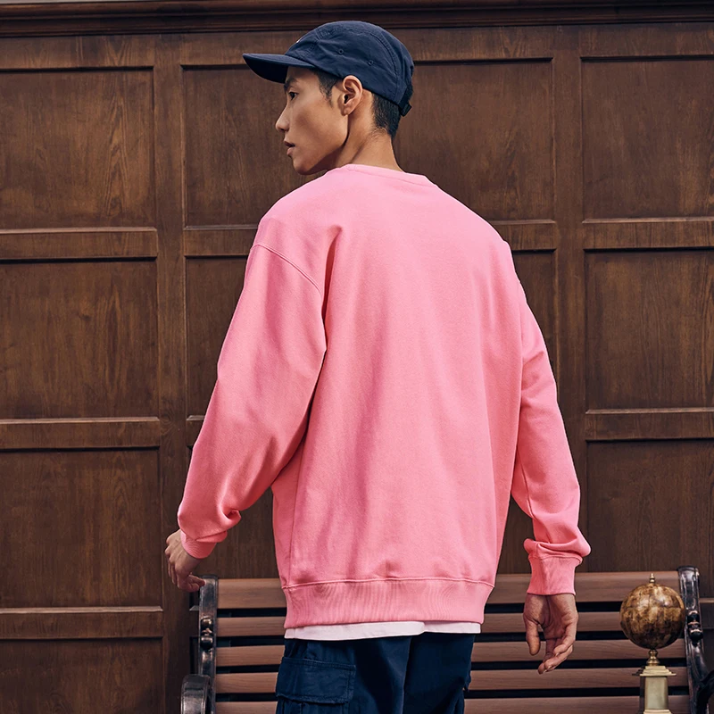 Xtep Hoodies Men Women Fashion Solid Color Comfortable Causal Male Female Sweatshirt Spring Autumn Warm Unisex Tops 877327920103