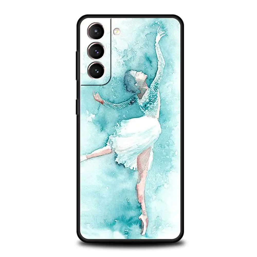 Artistic Gymnastics Watercolor Soft Silicone Phone Case