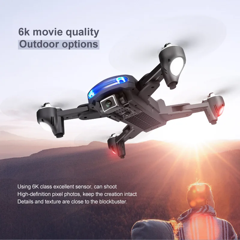 KK7 PRO UAV 4K/6K HD aerial photography ultra-far 500 meters flight distance GPS intelligent positioning quadcopter remote contr 2.4 g remote control quadcopter