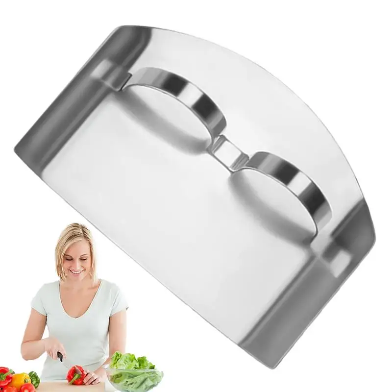 

Finger Guard for Cutting Vegetables Finger Cutting Guard Hand Protector for Cutting Food Open Design Grooved on The Outside