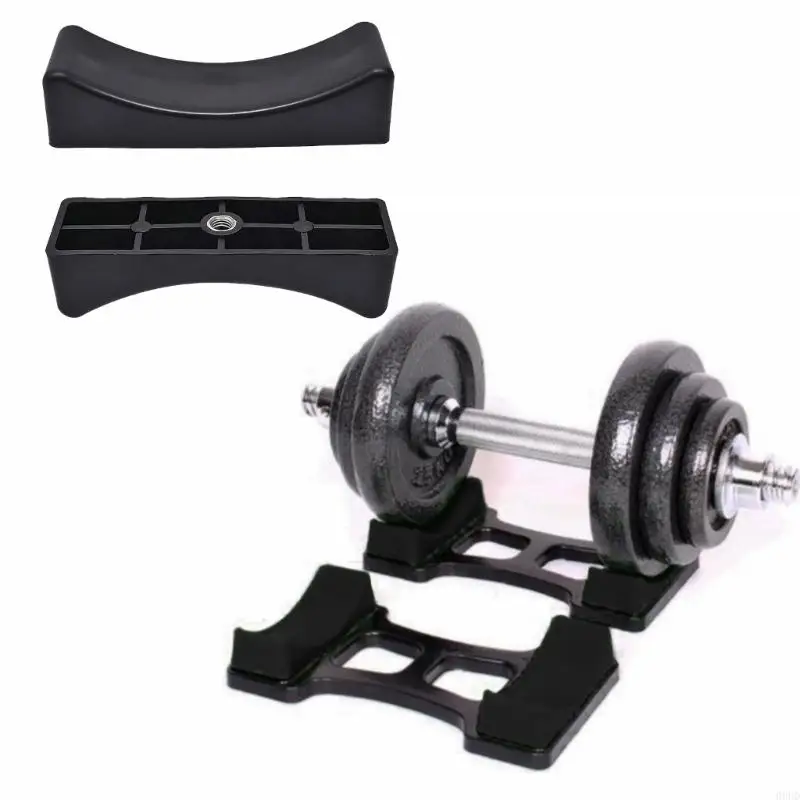 4er-Pack Hantelhalterbasis Hochfester Hantelhalter mit rutschfester Basis für Trainingsgeräte Fitnessstudio und zu Hause 69HD – Detail 9