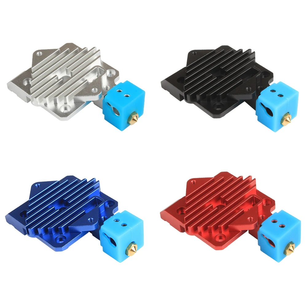 Dissipador Aero Bloco de Refrigeração de Alumínio v6 Titan Extrusora Curto Alcance Hotend 1.75 mm Radiador Peças da Impressora 1pc Xcr3d-titan - Imagem 5