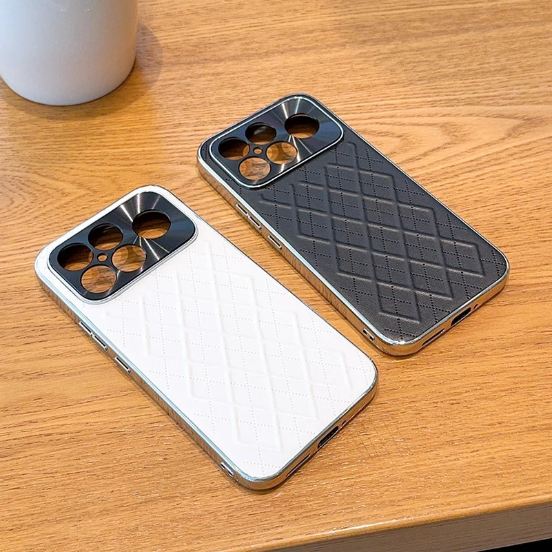 Prismatic Plain Leather Case with Slim Lens Protection