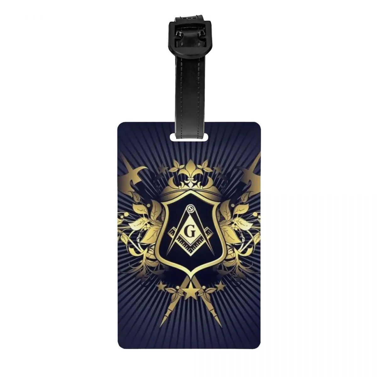 

Freemasonry Luggage Tag Masonic Mason Travel Bag Suitcase Privacy Cover ID Label