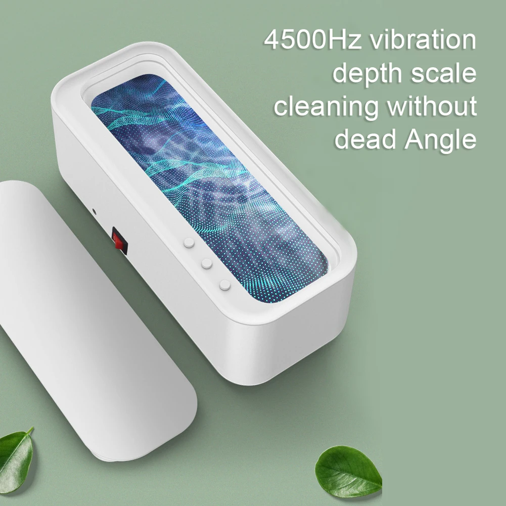 초음파 클리너 USB 초음파 청소 도구, 5W 쥬얼리 안경 청소 기계, 고주파 청소 메이크업 브러시, 45kHz