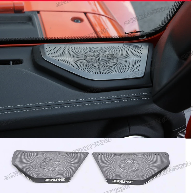 

car dashboard sound speaker roof central console cover for jeep wrangler 2018 2019 JL 2020 2021 2022 2023 styling accessories