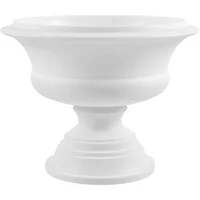 White Wedding Urn Flowerpot Decor European Style Holder Decorative Plant Artificial Plants Outdoor 1