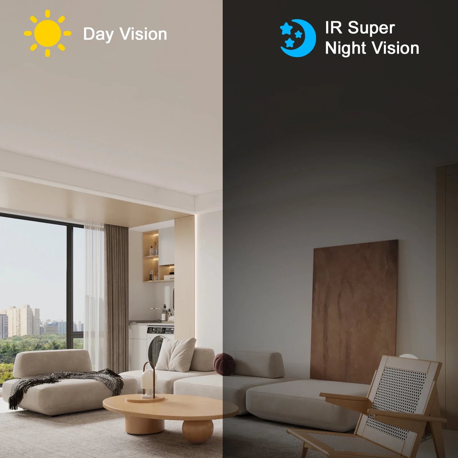 Klare Auflösungsdemonstration der Kameraausgabe.