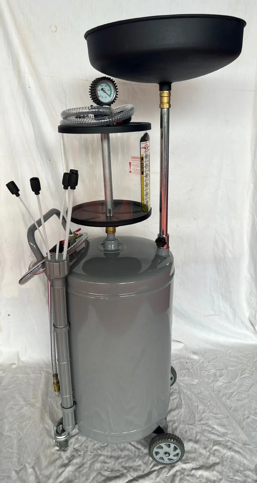 80L Waste Oil Collector Oil Change Machine Pneumatic Pumping Unit Auto Maintenance Tool Extraction Unit Change Tool