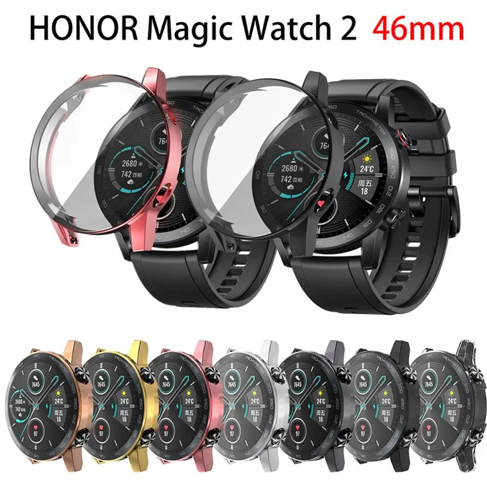 Ultra Thin Soft TPU Plated Smart Watch Case & Screen Protector - 360° Full Coverage
