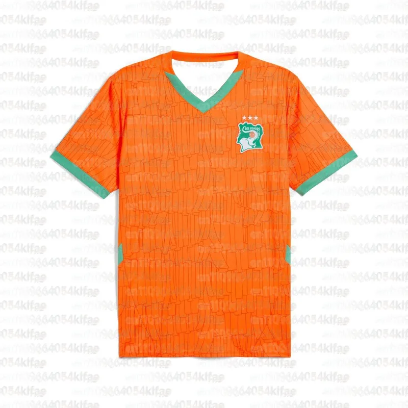 새로운 코트디부아르 국가 축구 유니폼 유니섹스 여름 통기성 속건 경량 스포츠 티셔츠 패션 스트리트웨어