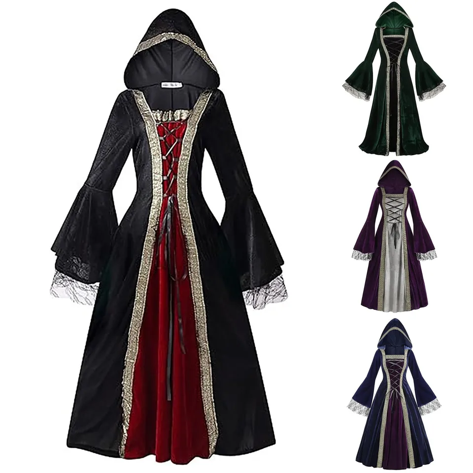 Robe Médiévale Rétro et Élégante pour Femme, Costume de Performance,  Gothique, Punk, Traditionnel, Halloween - AliExpress, image size:960x960