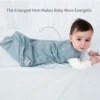 Insular Baby Sleep Sack Sleepping Bag Unisex Sleeveless 100% Cotton Wearable Bedding Blanket Suit Summer Soft For Baby Toddler 5