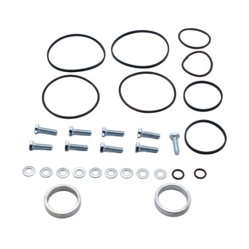 

Auto Engine Double Seals for M52TU M54 M56 Rattle Rings Replacement Accessories Upgrade Repair with Screws Gaskets