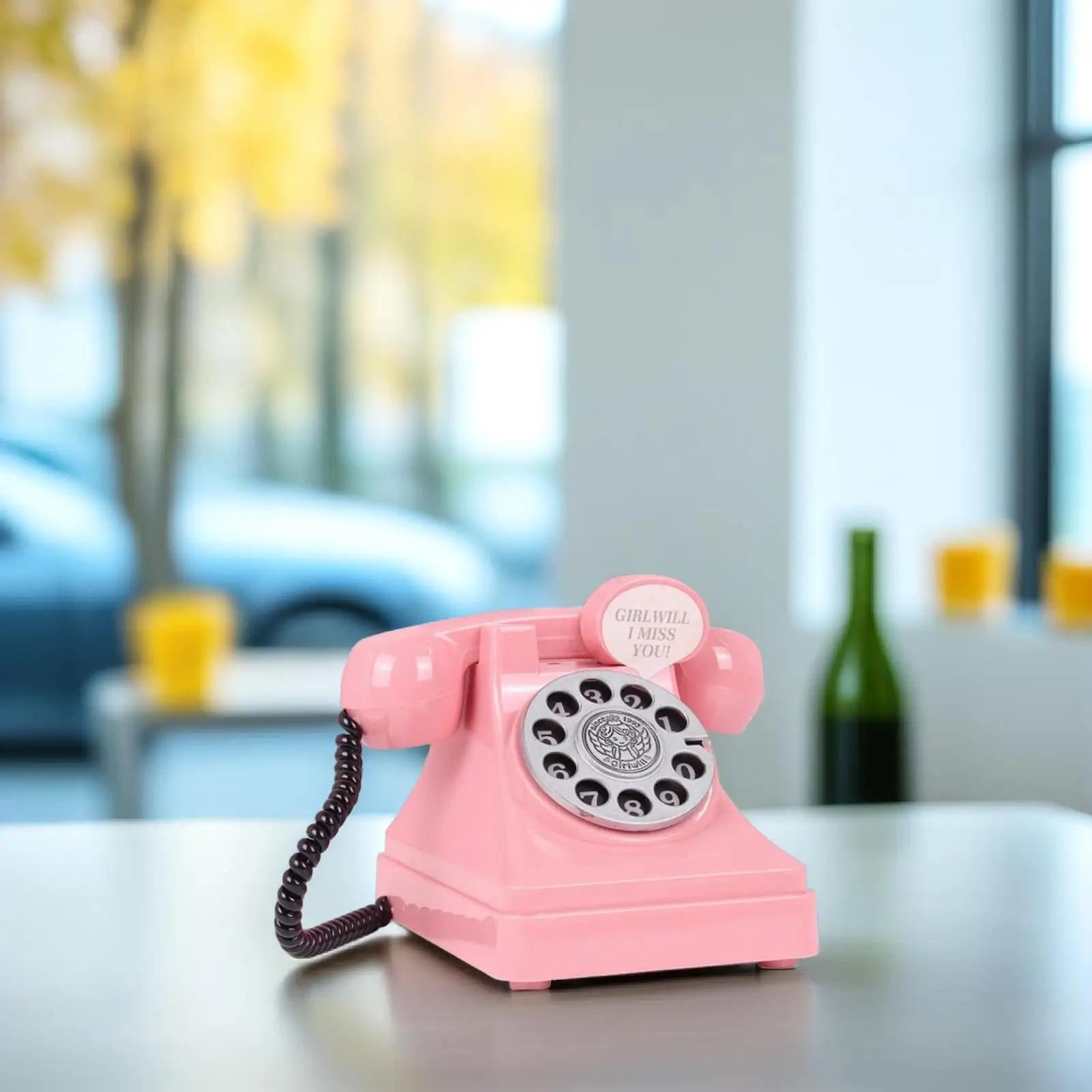 Phone Shaped Piggy Bank for Girls Saving Pot Telephone Creative Boys Money Chic 4