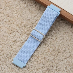 Elastic Nylon Sport Band Strap, Available in 20mm, 18mm, and 22mm Sizes - Watch 4 classic 42mm (Blue)