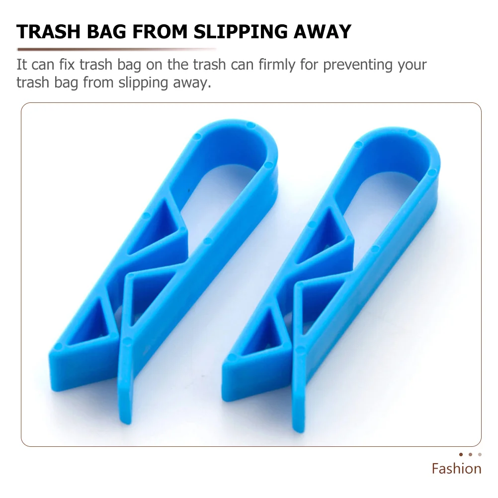 Garbage Clip Trash Clamp Can Clips Clamps Holder Plastic Bin Waste Basket Bags 24 Pcs