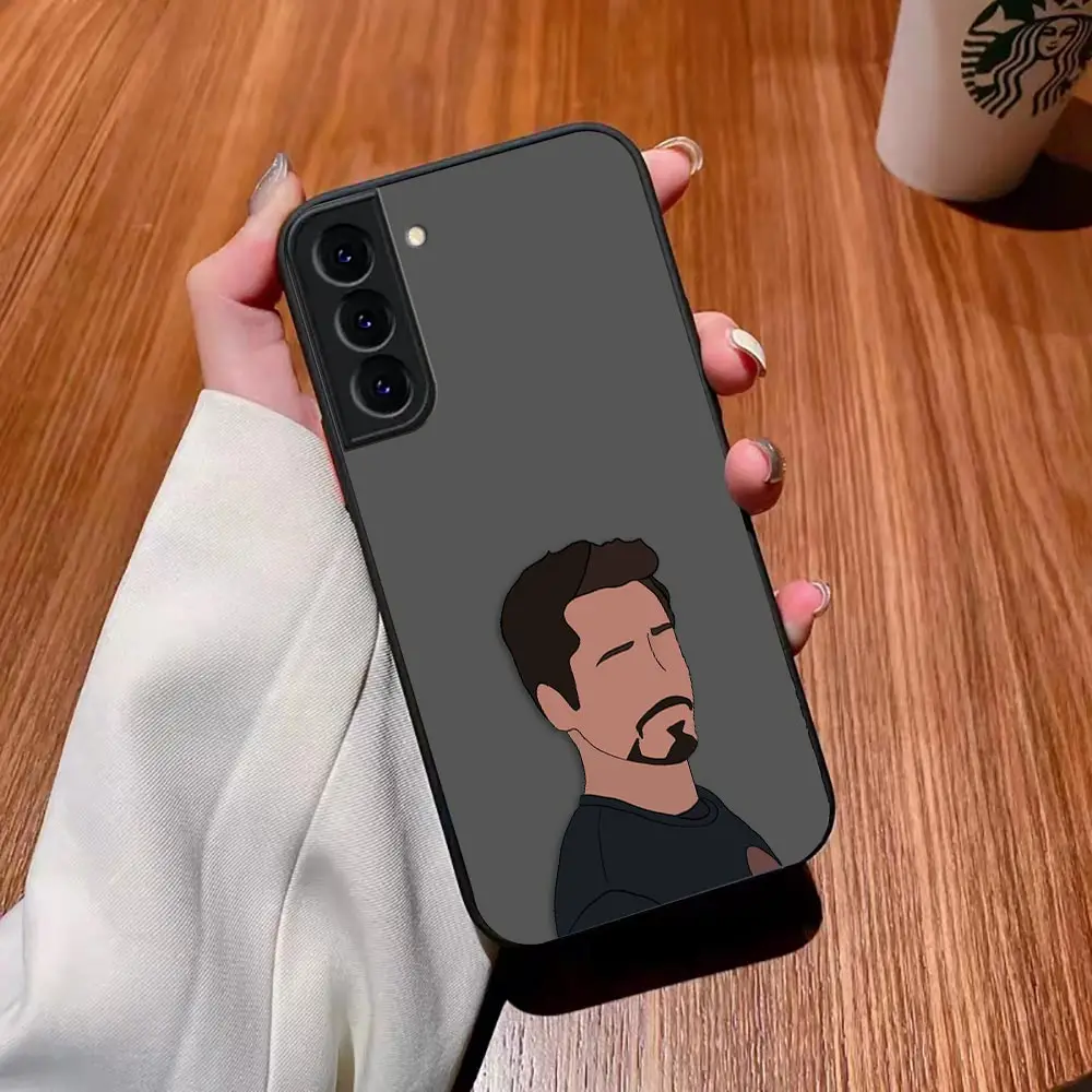 thumbnail image 1 of Matte Case for Samsung Galaxy S23 S22 S21 S20 S10 4G S9 Plus ULTRA 5G LITE Case Funda Coque Shell Marvel Avengers Heros Faceless, 1 of 5