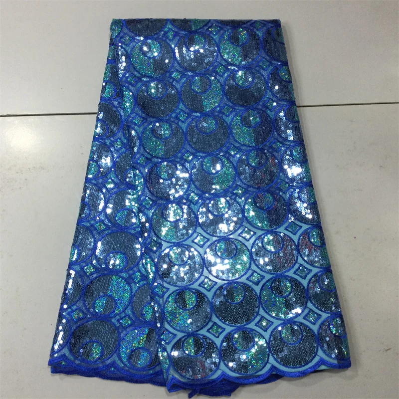 

Familiar French Tulle Lace Fabric 5yards Embroidery African Net Lace Fabric With Sequins Celebration Party Dresses Sewing PL2902