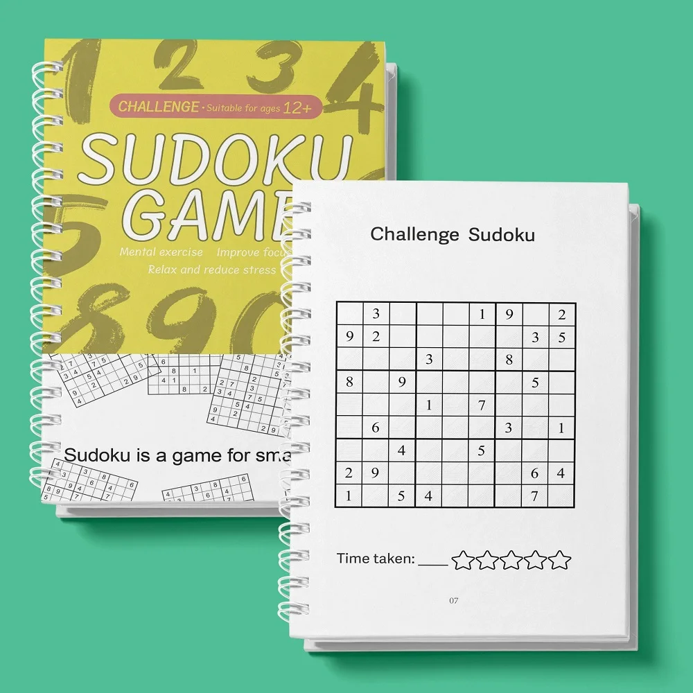 Sudoku Challenge: Engaging Puzzles for Kids' Brain Training and Logic Skills Development