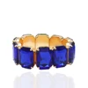 Christmas Bracelet For Women's Exaggerated Large Glass Geometric Square Beading Wedding Bride Jewelry 1