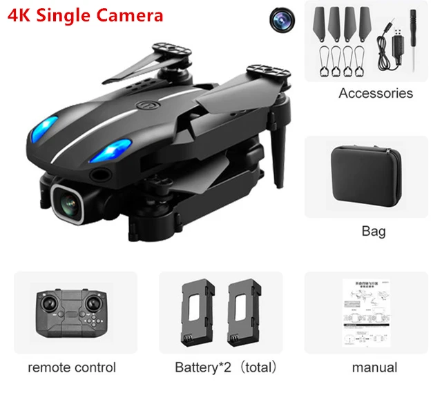 rc wifi camera BBSONG Mini Drone 4K HD Dual Camera WIFI FPV Professional Automatic Obstacle Avoidance RC Quadcopter KY907 Dron Toy For Boy Gift foldable fpv wifi rc quadcopter remote control drone RC Quadcopter