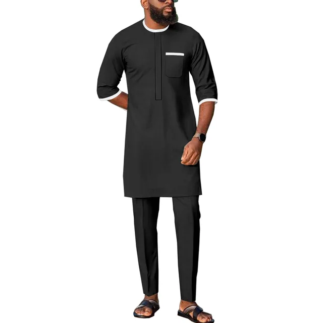 Chimezie Long Sleeve Dashiki Outfit