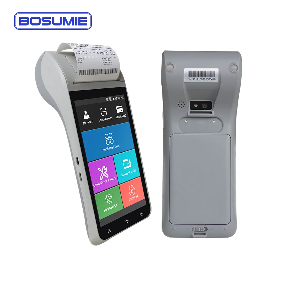 Z91SmartHandheldPOSSystemwithPrinterPosbankAndroidTicket