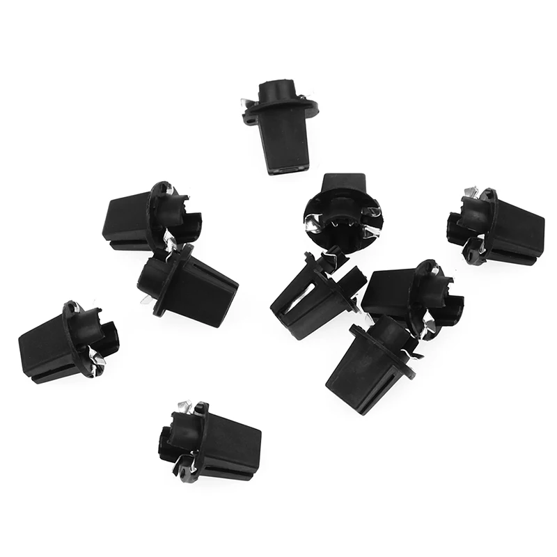 T5 B8.5D 트위스트 잠금 플러그 앤 플레이 전구 홀더 소켓, 속도계 대시 보드 계기판 대시보드용 10 개