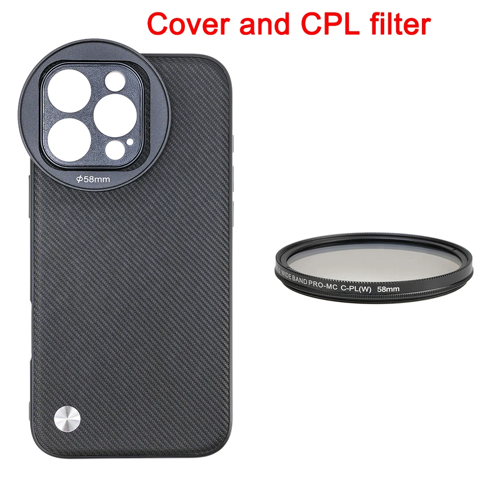 FOTGA Mobile Phone Case with 58mm Filter Adapter and Magsafe Compatibility
