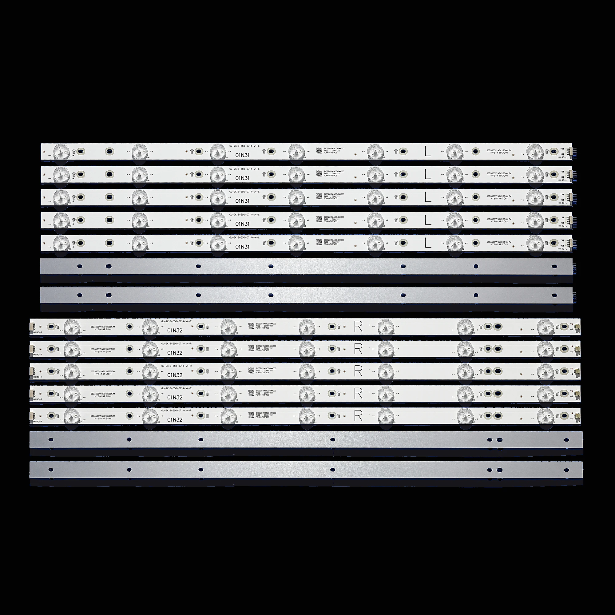14pcsLED-Streifen Für Philips 55PUH4900/88 55PUT6400 55PUH6400