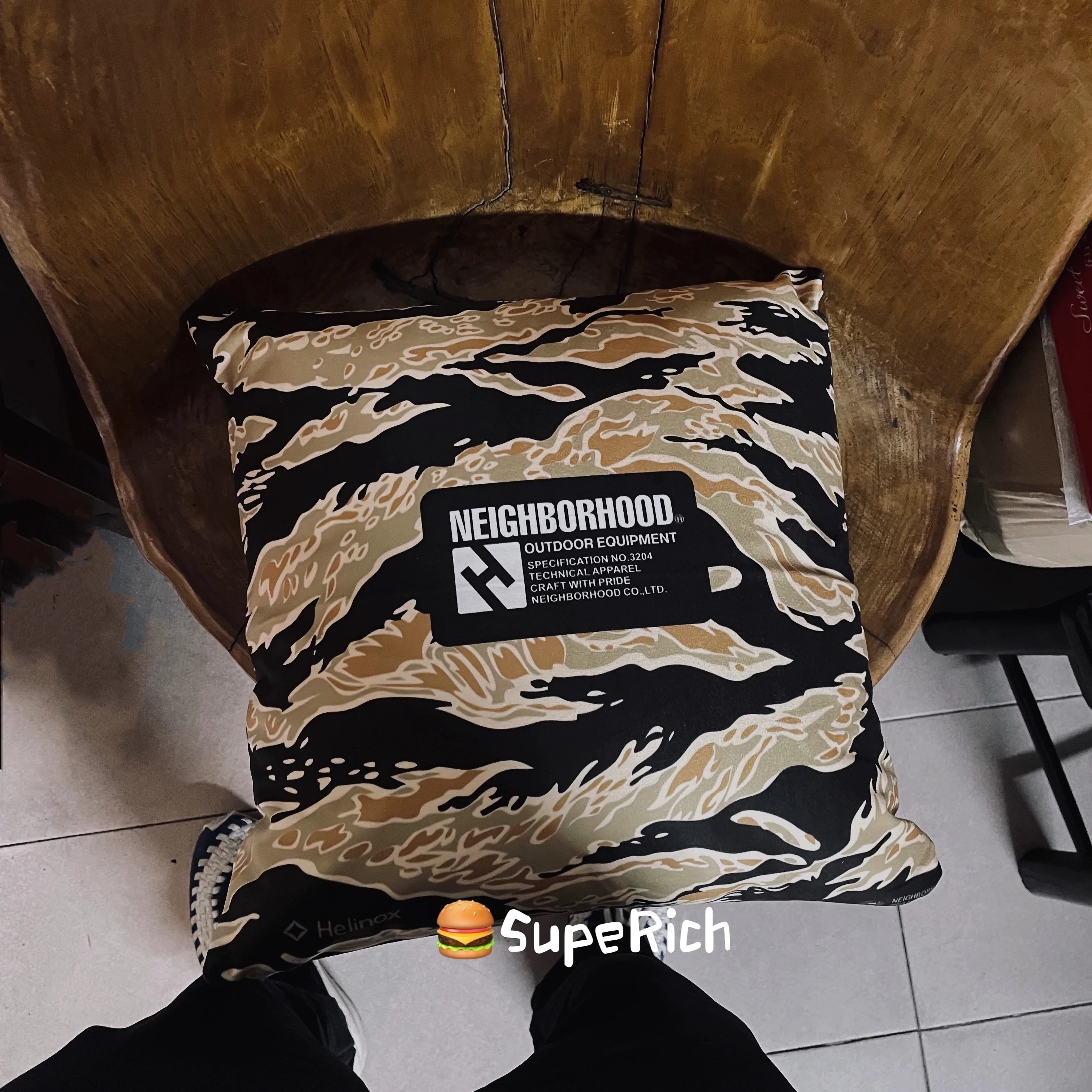 

NBHD Dark Wind Desert Yellow Camouflage Throw Pillow Backrest Car Backrest Home Sofa Living Room Bedroom Cushion