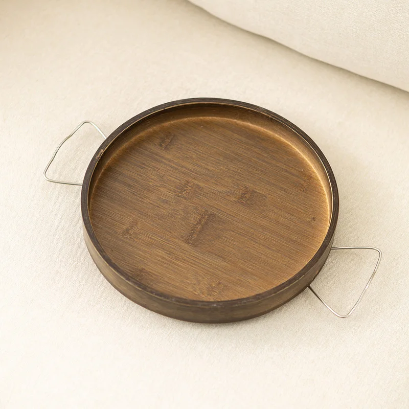Rectangle/Oval Sofa Tray Table Armrest Clip-On Practical Couch Arm Trays Wood For TV Snack Remote Control Snacks Drinks sofa tray table