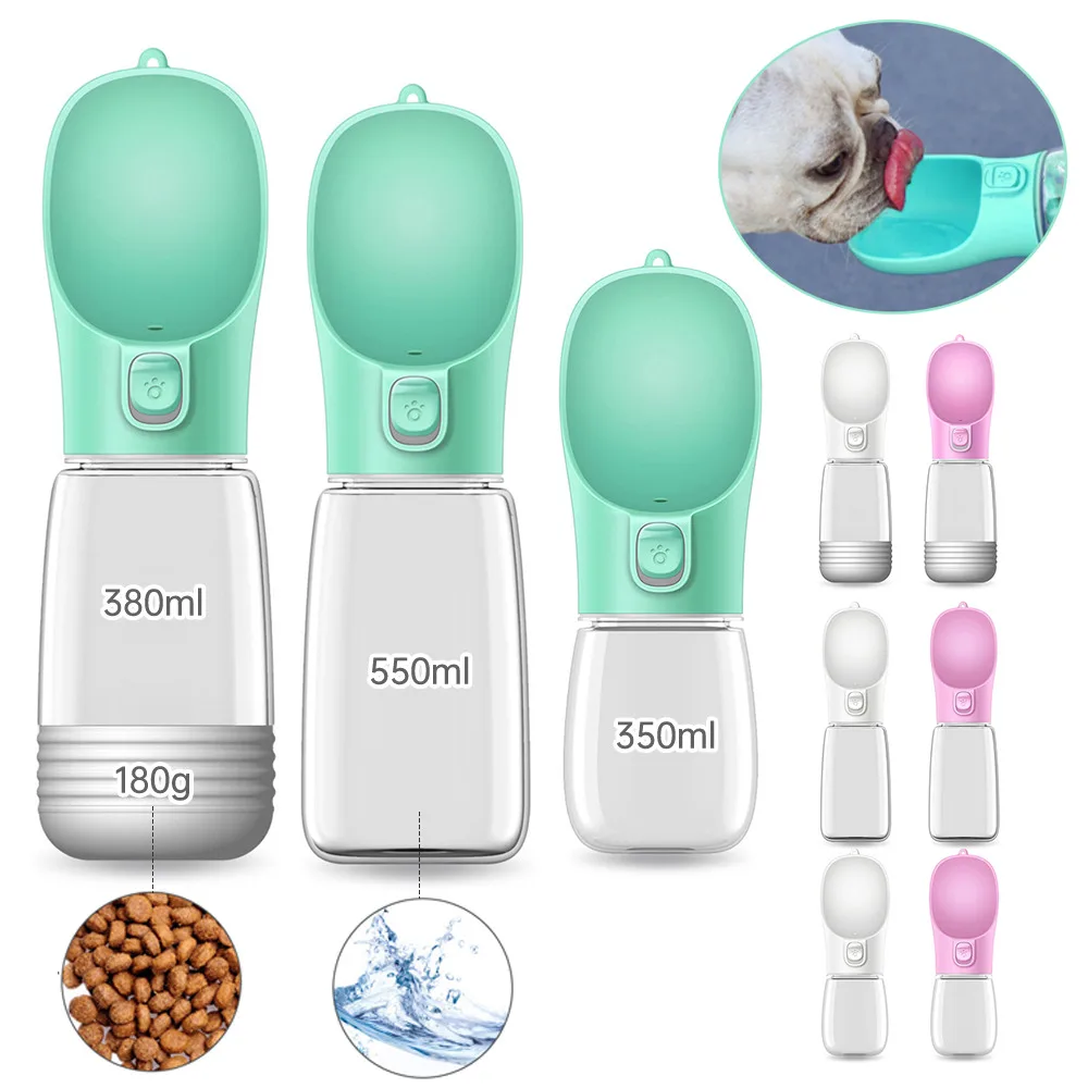 Портативная бутылка для воды собак миска щенков герметичная поилка питомцев