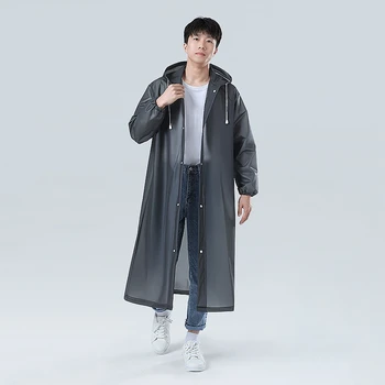 Outdoor Waterproof Adult Long Raincoats EVA Rain Coat for Men Women Camping Equipment Rainproof Motorcycle Hiking Raincoats 1