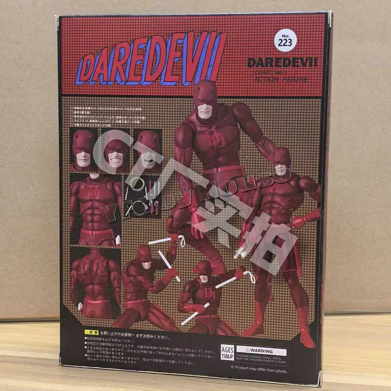 Ct Toys Daredevil Mafex 223 Figure Comic Version Shf Anime Action Figure Figurine Statue Model Custom Toys For Boys Xmas Gifts