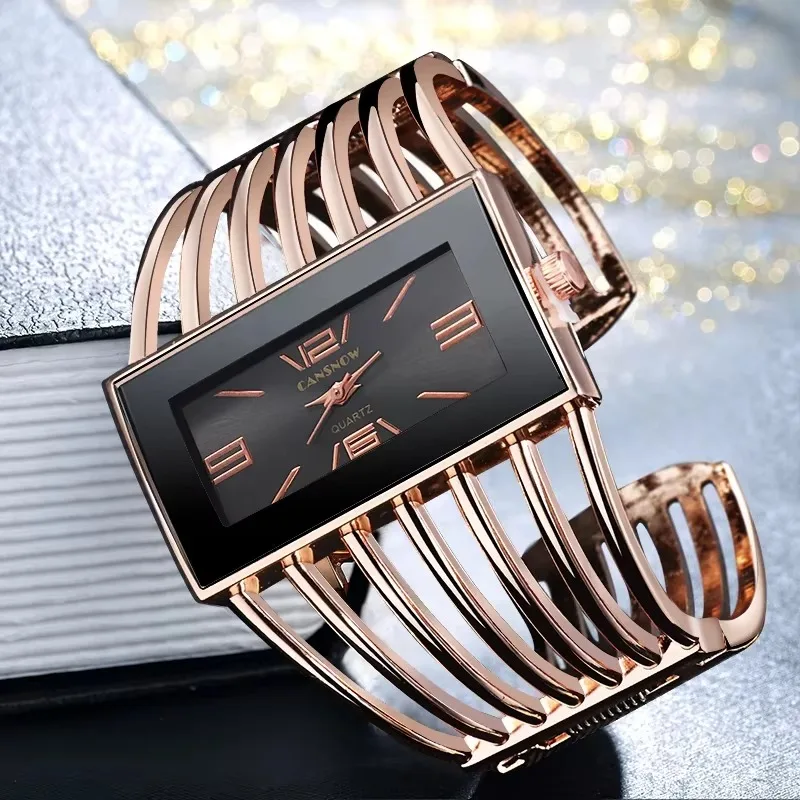 Women's Watch Luxury Fashion Rose Gold Bangle Bracelet Watch Dress Clock Female Lady Girls Wristwatch women watches